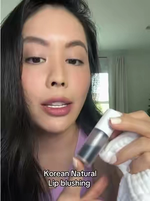 Lip blushing is popular in Korea if you have pale lips but this lip tint will last you all day without having to tattoo them. @NOONI #nooni #lipoil #lipblushing #liptint #lipstain 