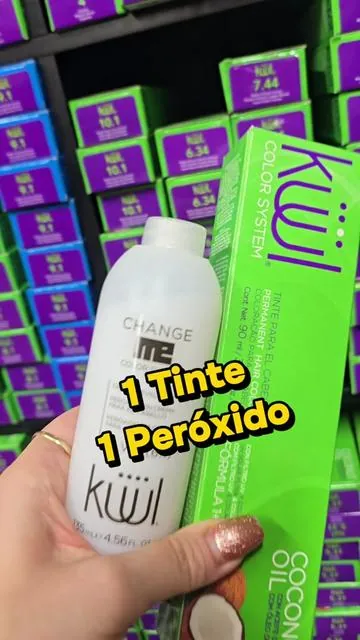 1 Tinte KÜÜL + 1 Peróxido KÜÜL ✨ Envío Gratis 🚚 Color profesional, cobertura uniforme y resultados duraderos. ¡Elige tu tono favorito! 💖 #KUUL #TinteKUUL #PeroxidoKUUL #HairColor #EnvioGratis 