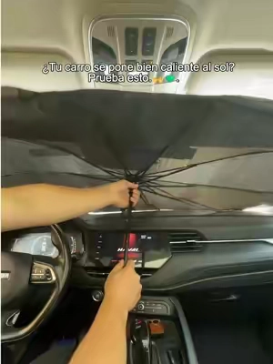 No dejes que el sol destruya tu interior. Este parasol es la solución.  Precio bien barato. Envío gratis. Link en carrito naranja.#ParasolAuto #CuidaTuCarro #Parasol #ComprasInteligentes #TikTokShop