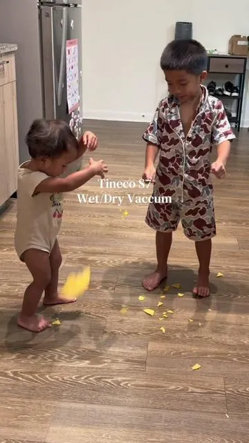 Kid messes, spills, crumbs… this has been making cleanups way easier 😅 The Tineco vacuums and washes at the same time, so I’m not having to sweep first then mop after. Definitely one of those things that saves time when the house gets chaotic. @Tineco-US  Tap the orange cart to check it out 👇 #tineco #summerwins #dealsforyoudays