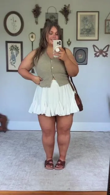#curvyfashion #miniskirtoutfit #summeroutfitinspo #summervibes #dealsforyoudays 