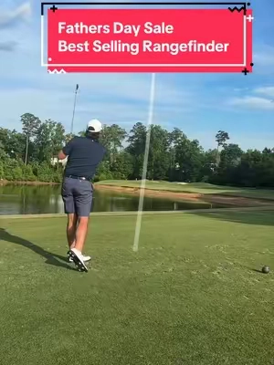 Beautiful hole that can make or break a round. What club are you hitting?        #golf #golftok #golftiktok #rangefinder #golftech 