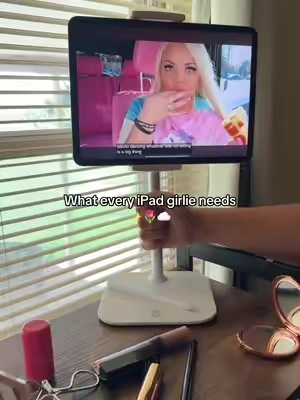 Perfect way to prop up my tablet🙌🏾✨#dealsforyoudays #tabletstand #tabletholder #ipadaccessories #grwm 