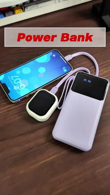 4 cables,3 socks,with a digital display that can clearly display the power,and also provides LED lighting.All these can be done with just a power,and now its price is very favorable😍 batterpack#travelcharger #portablecharger #charger #powerbank #powerbankcharger
