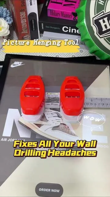 Regret Not Buying This Picture Hanging Tool Sooner! #fathersdaygift #tools #diyproject #handyman #TikTokShop  