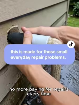 For small leaking pipes or wall cracks, this epoxy putty makes quick DIY repairs a lot easier. #PipeRepair #LeakFix #EpoxyPutty #HomeRepair #DIYTools 