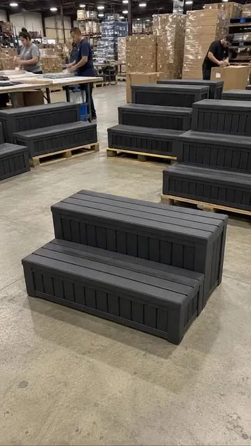 Outdoor 2Step Storage Step