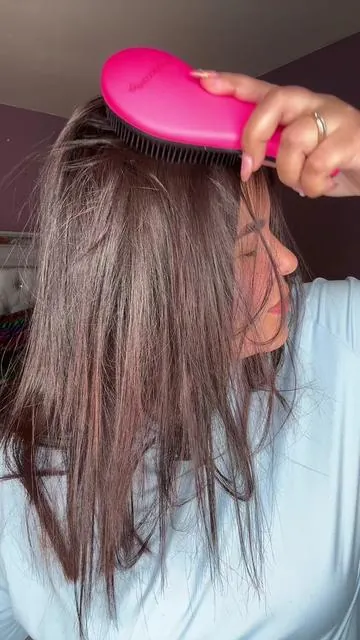 Amo este cepillo #cepillo#desenredadordecabello #cabellosano#cuidadodelcabello #cepilloviral