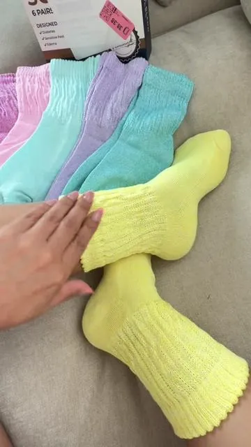 Medias de bambú diseñadas para personas con diabetes, neuropatía, mala circulación o pies sensibles. Son súper suaves, transpirables y no aprietan la pantorrilla, brindando mayor comodidad. #diabeticsocks #neuropathyrelief #healthyfeet #tiktokmademebuyit #TikTokShopFinds 
