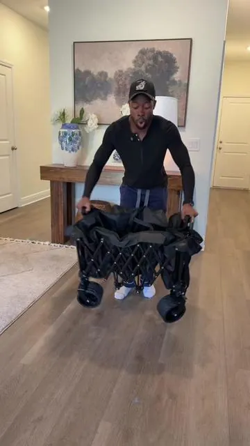 The best heavy duty wagon in TikTok that I bought. #wagon #heavydutywagon #apartment #dealsforyoudays #fatherdaygift 
