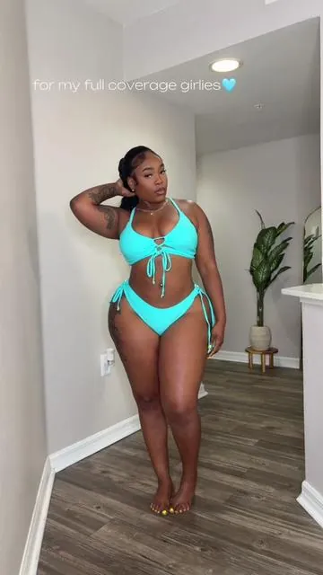 Full coverage 🩵 #fullcoverage #swimsuit #fyp #tiktokshop 