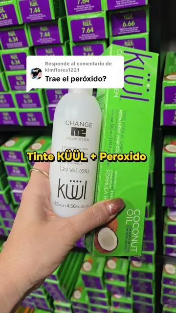 Respuesta a @kimflores1221 1 Tinte KÜÜL + 1 Peróxido KÜÜL ✨ Envío Gratis 🚚 Consigue un color intenso, uniforme y de larga duración con la calidad profesional de KÜÜL. 💖 #KUUL #TinteKUUL #PeroxidoKUUL #HairColor #EnvioGratis 