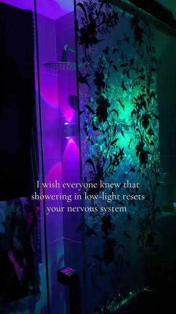 Smart Ambient Nightlight.Turn your bathroom into a fancy spa in seconds!#roomlight #dealsforyoudays #bathroomlight #shower #ledlights 