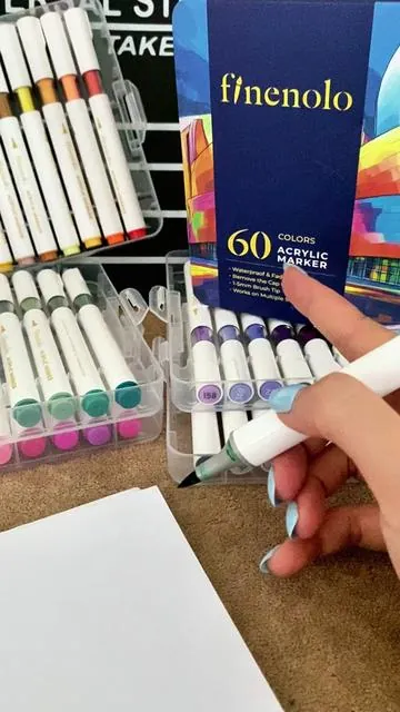 If you or your kids need markers to paint, choose the acrylic markers, it’s awesome!😎#dealsforyoudays #spotlightfinds #acrylicpainting #acrylicmarkers 