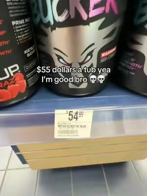 Bro it's way cheaper here with the sale rn 💀💀 #buckedup #preworkout #gym #energy #buckedupsupps