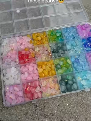 I can't believe how affordable these beads are with the free shipping!! don't know how long it will last. #colorfulbeads #acrylicbeads #rainbowbeads#colorfulbeadsdset 