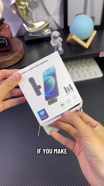 It has a built-in noise reduction function, making your voice sound clearer and more professional.  #WirelessMic #LavalierMic #TikTokMadeMeBuyIt #ContentCreator #summervibes