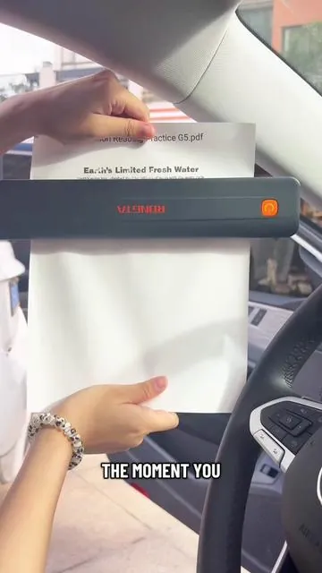 It connects via Bluetooth for wireless printing and never needs ink!#wirelessprinter #thermalprinter#portableprinter #giftforher #fyp