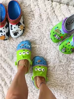 Buzz, Woody and the Aliens are ready to continue the journey with these Disney Pixar’s Toy Story x @Crocs collaboration 🤠🚀💚 #crocs #toystorycrocs #charactercrocs #newcrocs 