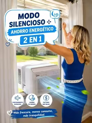 Finalmente dejarás de sufrir el calor sofocante y húmedo en casa.#Midea #ac #summerfinds #dealsforyoudays #Greenish 