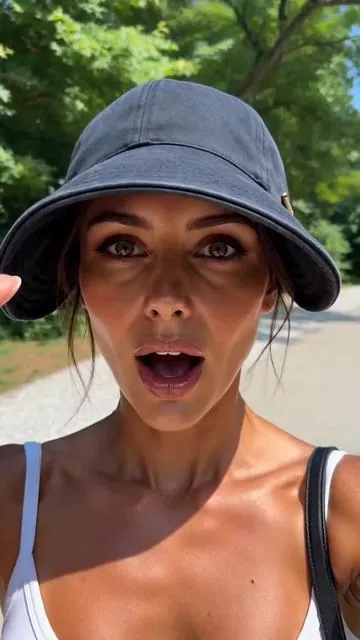 A woman definitely designed this hat. #sunhat #hathack #sunprotection #tiktokmadermebuyit #tiktokshopfinds