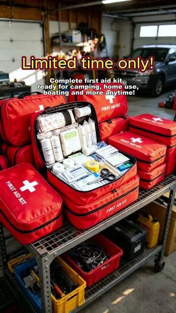 Get this fully equipped FIRST AID KIT on a huge sale now!  #tiktokshop #summer2026 #boating #firstaid #lifeguard  *Final price, shipping, coupons, and discounts may vary depending on your TikTok account, available offers, and ongoing promotions. Please refer to the product listing for the most current pricing and details.