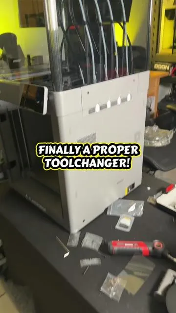 @Flashforge 3D @jessicaloves3dprinting #3dprinting #toolchanger #snapmaker #creator5pro 