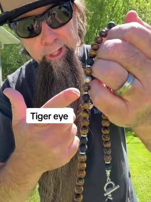 If you’re looking for a fashionable chain but not flashy tiger eye men’s 8 mm beaded necklace is the perfect mix of fashion  and style without going over the top #tigereye #mensfashion #beads #beadednecklace #forhim 