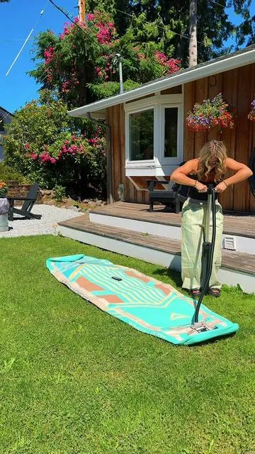 It’s seriously a summer NEED if you enjoy anything by the water 💦 🏄‍♀️ 🌞 #paddleboarding #electricpump #summeressentials #dealsforyoudays #tiktokshopcreatorpicks 