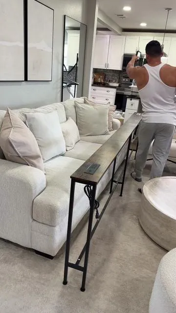 ¡Esta mesa para soá se ve bien! #sofatable #consoletable #SummerWins #tiktokshopcreatorpicks #DealsForYouDay 