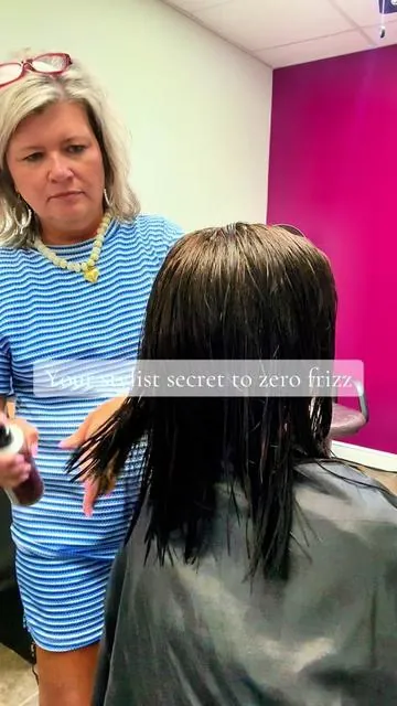 Do you struggle with Frizz but want Glass like hair?  Joico Dream Blowout Glass takes care of the frizz & leaves hair shining and smooth like GLASS. #joico #glasshair #hairtok #frizzfree #dealsforyoudays @Joico Hair Care 