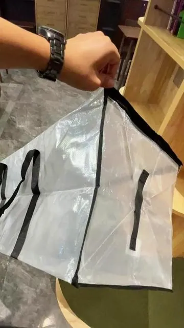 Too many things? Need a quick storage solution. Folds flat when not in use. Perfect for home, travel, or moving. #organization #homeorganization #declutter #storagebag #tiktokmademebuyit 