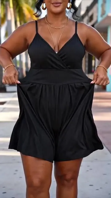 So nice so soft and comfortable,I should get this summer women’s jumpsuit sooner!#OOTD #SUMMER #tiktokshopmemorialday #dealsforyoudays #tiktokshop 