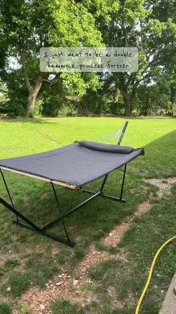 👑✨ #hammock #doublehammock #dealsforyoudays #summervibes #summerwins  @Garvee-Outdoor-Living 