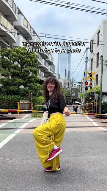 Me in Japan repping my new favorite pants⭐️