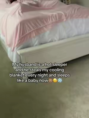 This is a hot sleepers dream it’s cold to the touch🥶‼️ #coolingblanket #DealsForYouDays #tiktokshopcreatorpicks #summerwins 