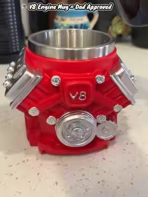 Still looking for a Father’s Day gift? 🔥 This V8 engine mug is the kind of gift he’ll actually use every day. Perfect for car lovers, mechanics, gearheads, and dads who already have everything. ☕🏎️ #FathersDayGift #GiftForDad #CarLover #DealsForYouDays #MensGiftIdeas