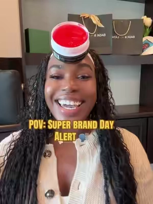 Super brand day alert! Edges laid and hair grown all summer! Drop a 💛 if you’re ready for our biggest Super Brand Day yet .  #baskandlatherco #hairgrowthoil #scalphealth #baskandlatherresults 