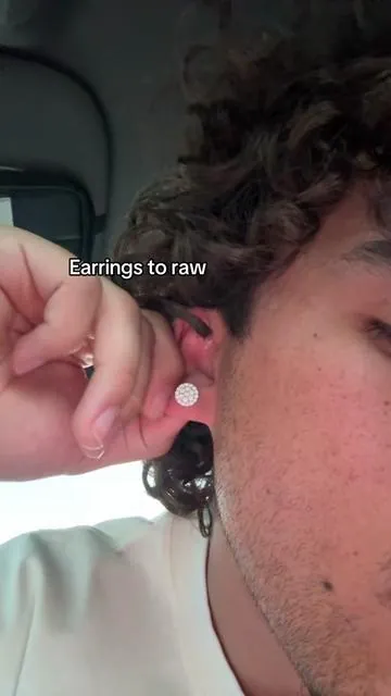Ts bling fr twin #earrings #earringsformen #mensfashion #streetwear #icebox 