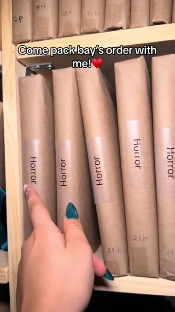 Thank you so much for ordering! It means a lot to me! Thank you for being patient waiting for your video! ♥️ @Bay #blinddatewithabook #asmr #packingorders #BookTok #viral 