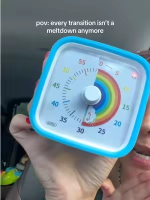 my son is finally understanding the concept of time😭 why didn’t I think of this sooner!!!  #toddlermusthaves #toddertimer #timer #timeout #visuallearning 
