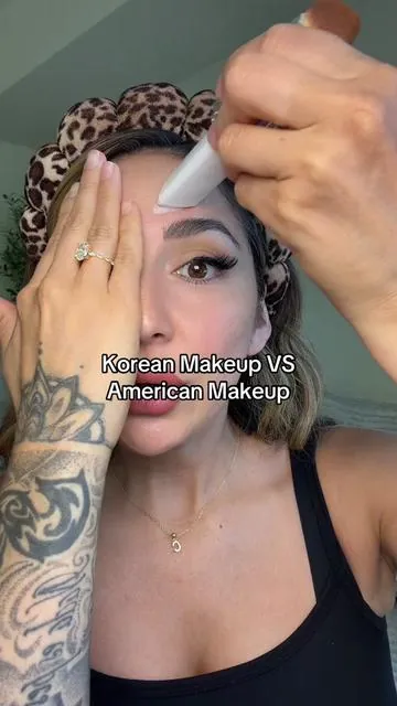 This is the skin care color changing foundation stick! #elroelfoundationstick #colorchangingfoundation #koreanmakeup #foundationstick #whitefoundation