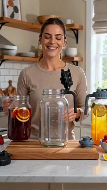 POV: You’re making 100+ iced tea batches this summer 🍹 These Mason jars are a GAME CHANGER! Leak-proof lids, thick glass, and *perfect* for family gatherings. Summer wins! #SummerEssentials #IcedTeaLovers #KitchenHacks #TikTokMadeMeBuyIt