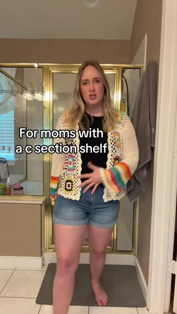 C section shelf, mom pooch, smooth all the things #mompooch #mommypooch #tummycontrol #Summervibes #dealsforyoudays 