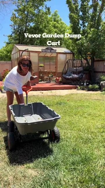 Make yard work easier with the VEVOR Garden Dump Cart. Built to handle heavy loads, this versatile cart is perfect for hauling mulch, soil, plants, firewood, tools, and more. The durable construction, large all-terrain wheels, and quick-release dumping system help save time and reduce strain on your back. Whether you’re working in the garden, around the homestead, or tackling outdoor projects, this cart is designed to move more with less effort. #creatorsearchinsights #dealsforyoudays #summerwins #fathersdaygift #weeklydeals  VEVOR garden dump cart, heavy duty garden cart, outdoor utility wagon, yard work cart, dump wagon for gardening, garden hauling cart, mulch transport cart, firewood hauling wagon, all terrain garden cart, rolling garden utility cart, lawn and garden tools, backyard gardening essentials, homestead equipment, landscaping cart, quick release dump cart, outdoor work wagon, gardening supplies, yard maintenance tools, heavy load garden wagon, TikTok Shop garden finds, gardening must haves, garden equipment, outdoor project tools, garden cart with dump feature, durable utility wagon, wheelbarrow alternative, garden helper tool, landscaping essentials, yard cleanup equipment, garden accessories, VEVOR outdoor cart.