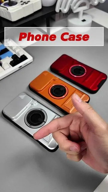 Shockproof Magnetic Case with Slide Camera Lens Protector For iphone17 16 15 1413 and Samsung GalaxyS25S24S23S22 S21 Ultra PlusRotatingRingHolder.#samsunggalaxyphonecase#CaseMagneticoGalaxyProteccionComple ta #accesorios