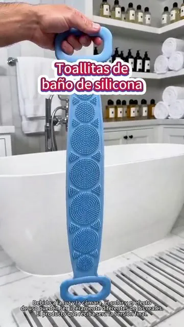 Haga clic en el enlace de vídeo para coger el tuyo ahora! Los primeros 50 clientes disfrutan del 50% de descuento con envío gratuito. Stock limitado disponible.#ShowerEssentials#SiliconeBackScrubber#tiktokshop#fyp#DealsForYouDays