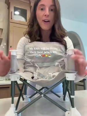 My kids will be beachmaxxing all summer long🌊🐚🦀☀️🏖️ #beach #beachchair #toddlermom #summermusthaves #toddlerchair