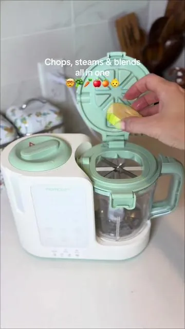 🥦 Homemade baby food doesn’t have to mean extra dishes and extra work. The Momcozy AutoMeal Baby Food Maker steams, blends, and even cleans itself, making mealtime so much easier. 👶✨ #momcozy #babyfoodmaker #babyfeeding #momfinds #DealsForYouDays 
