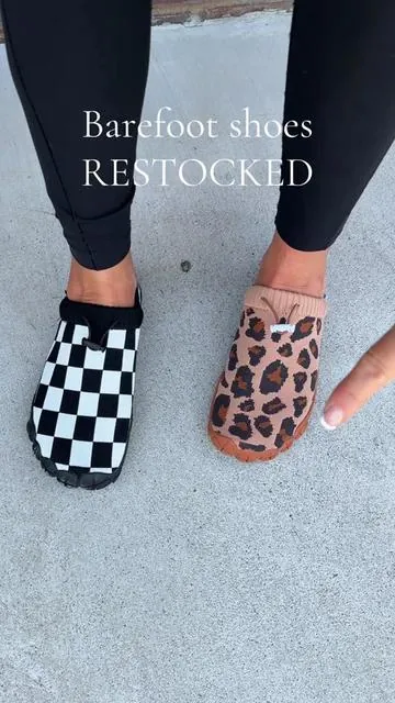 They’re back but selling fast! #barefoot #barefootshoes #leopardprint 